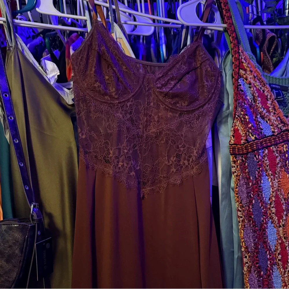 Lace Corset Top Maxi Dress - Picture 5 of 11